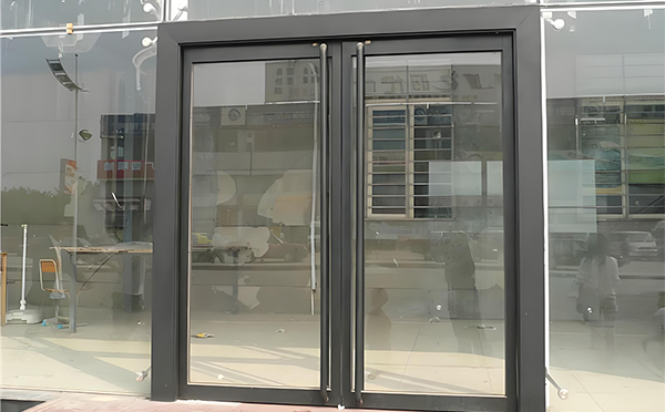 吐鲁番玻璃地弹门